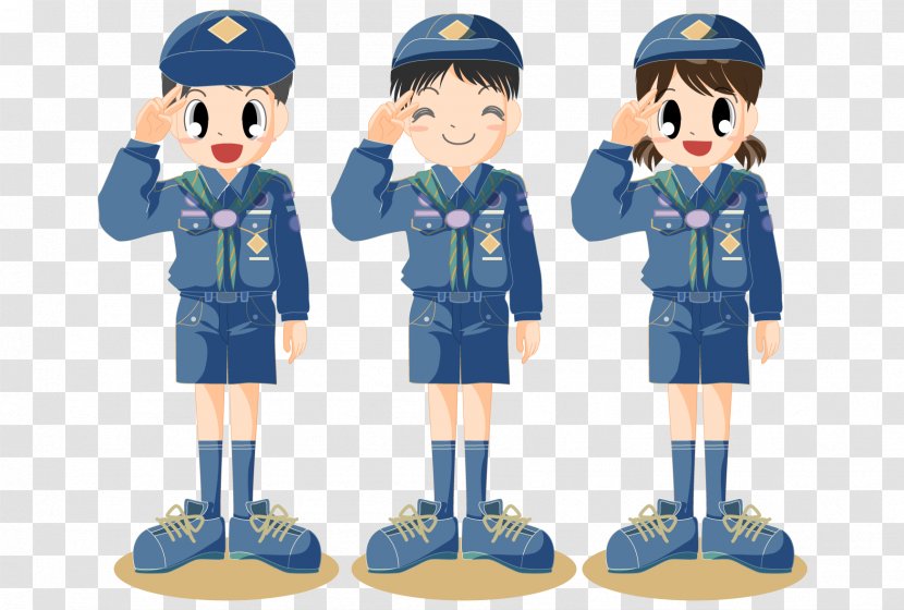 Figurine Cartoon Scout - Uniform Transparent PNG