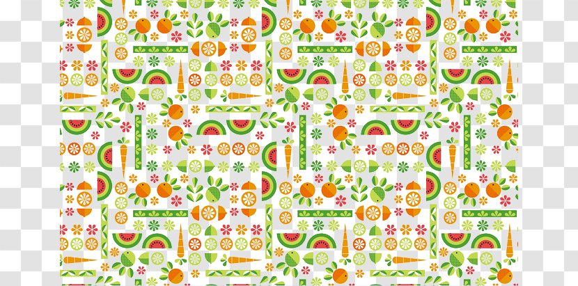 Cartoon Wallpaper - Art - Fruit Pattern Of Small Floral Element Transparent PNG