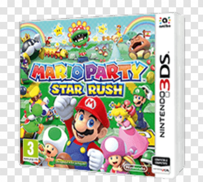 Mario Party Star Rush Super 3D Land Bros. Wii U - Nintendo Transparent PNG