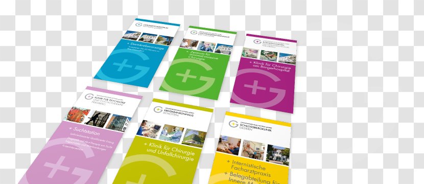 Graphic Design Corporate Gesundheitszentrum Wetterau Bad Nauheim - Brochure - Smart Flyer Transparent PNG