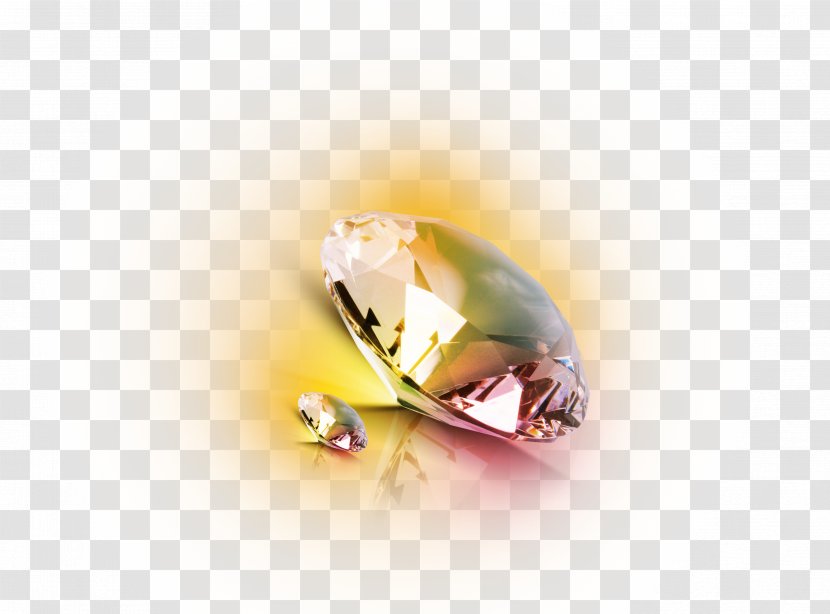 Diamond Vecteur - Yellow Transparent PNG