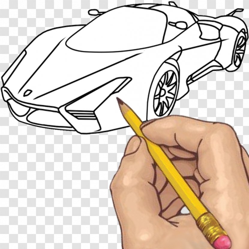 Car Drawing Amazon.com App Store Illustration - Yellow Transparent PNG