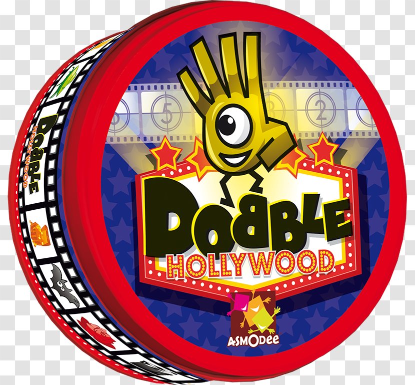 Asmodee Dobble Hollywood Card Game Uno - Newcomers Enjoy Exclusive Activities Transparent PNG