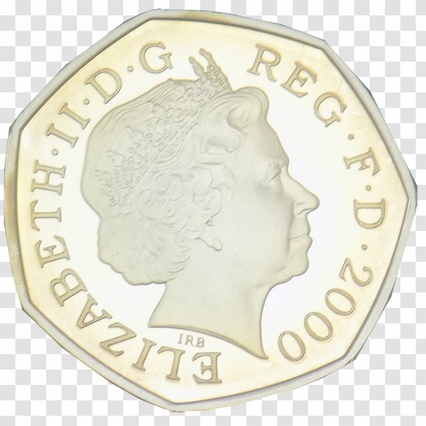 Coin Pound Sterling INDEPENDENT TATTOO One Two Pounds - Gold - Metal Transparent PNG