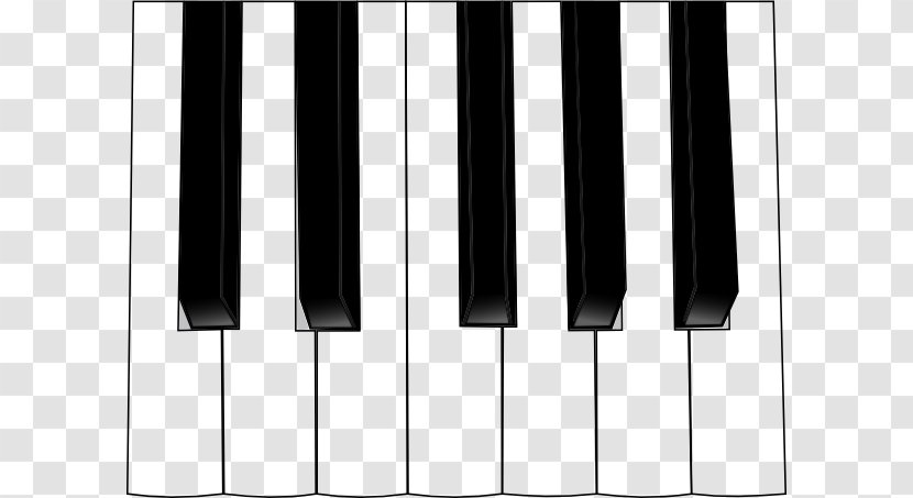 Musical Keyboard Piano Clip Art - Silhouette - Pictures Transparent PNG