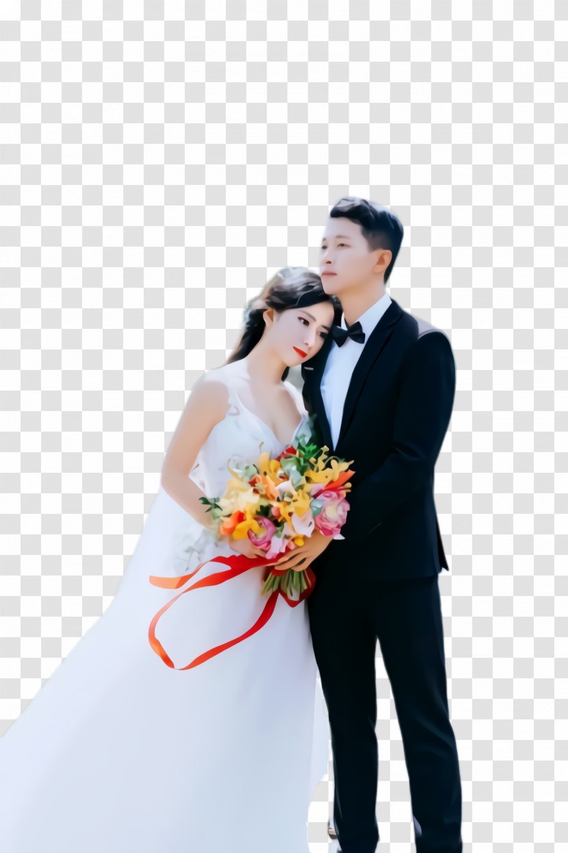 Wedding Love Couple - Standing - Peach Transparent PNG