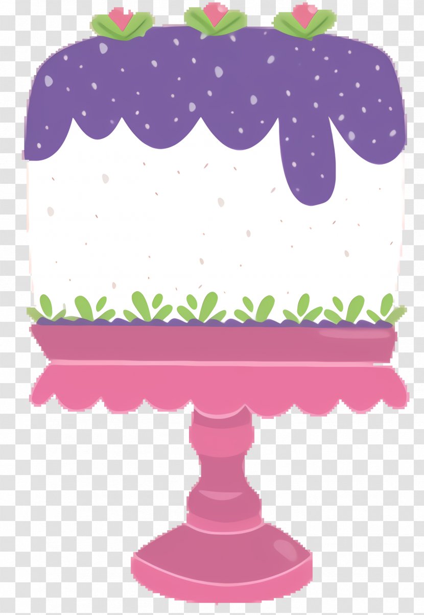 Pink Birthday Cake - Baked Goods - Buttercream Torte Transparent PNG