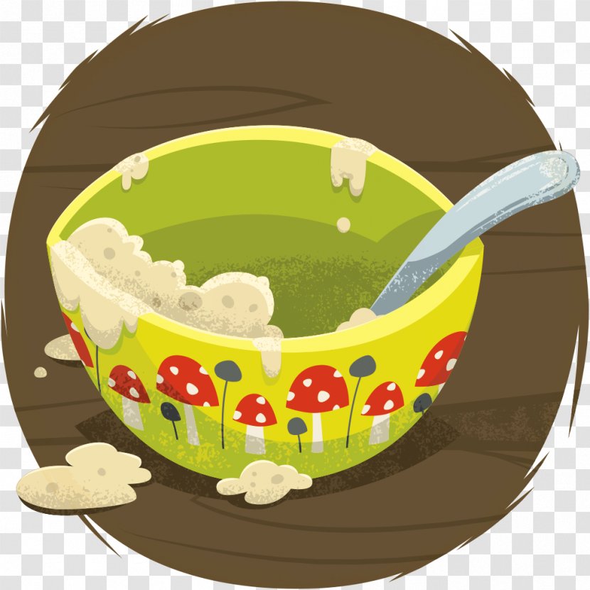 Porridge Bowl Tableware Clip Art - Fruit Transparent PNG