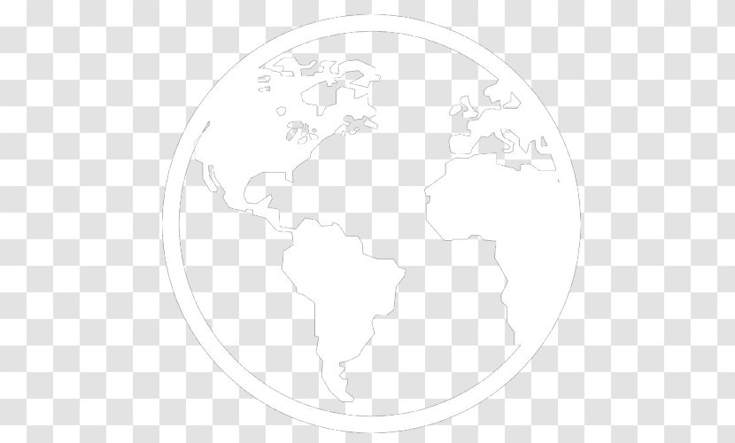 Globe Drawing White /m/02csf Font - World Transparent PNG
