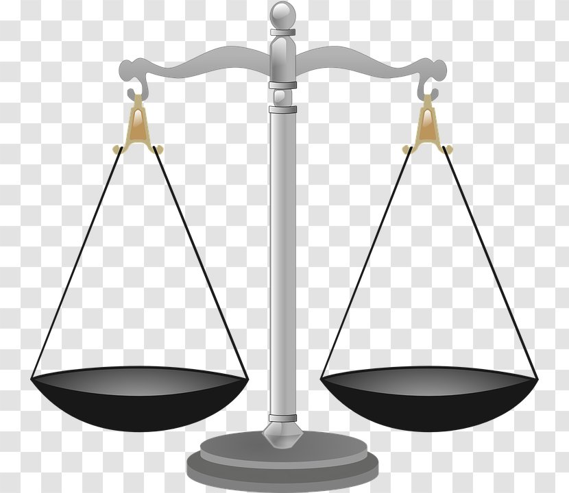 Measuring Scales Clip Art - Lady Justice - Weighing Scale Transparent PNG