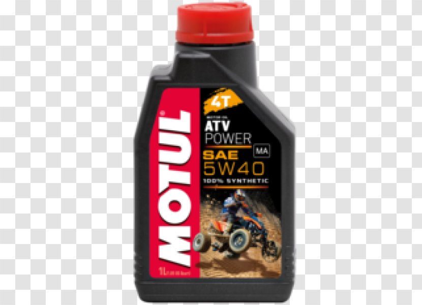 Motor Oil Synthetic Motul Four-stroke Engine All-terrain Vehicle - Automotive Fluid - Motorcycle Transparent PNG