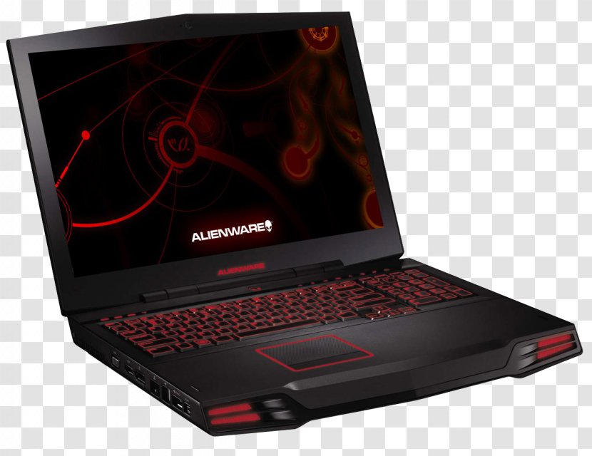 Laptop Dell Netbook Alienware Computer - High-end High-performance Transparent PNG