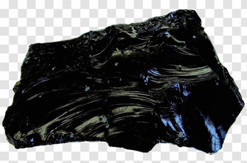 Obsidian Igneous Rock Volcanic Glass Transparent PNG