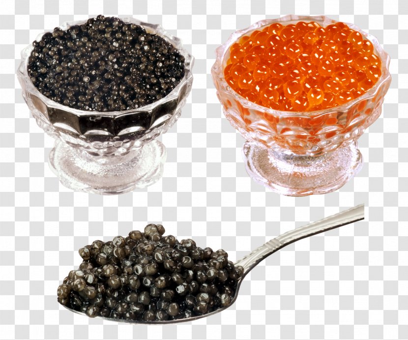 Beluga Caviar Roe Sockeye Salmon Red - Sour Cream - Fish Transparent PNG