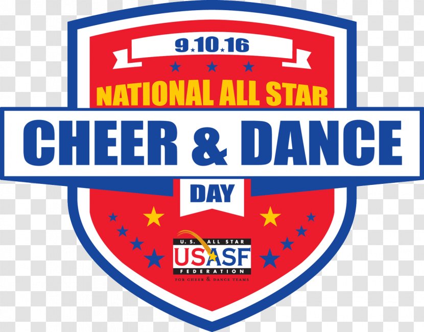 Cheerleading U.S. All Star Federation Logo National Dance Day - Symbol - Fierce Five Dancing With The Stars Transparent PNG