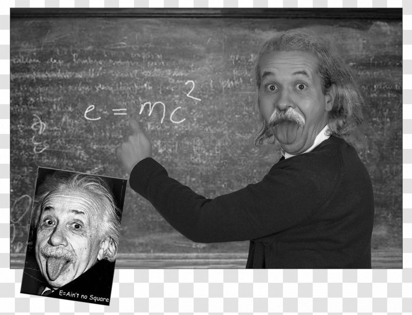 Monochrome Photography Albert Einstein: Quotes/Trivia - Black And White - Einstein Transparent PNG