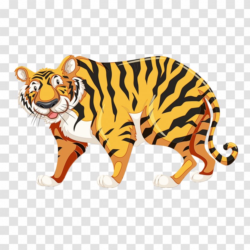 Tiger Vector Graphics Stock Photography Illustration Royalty-free - Sticker - Siberian Transparent PNG