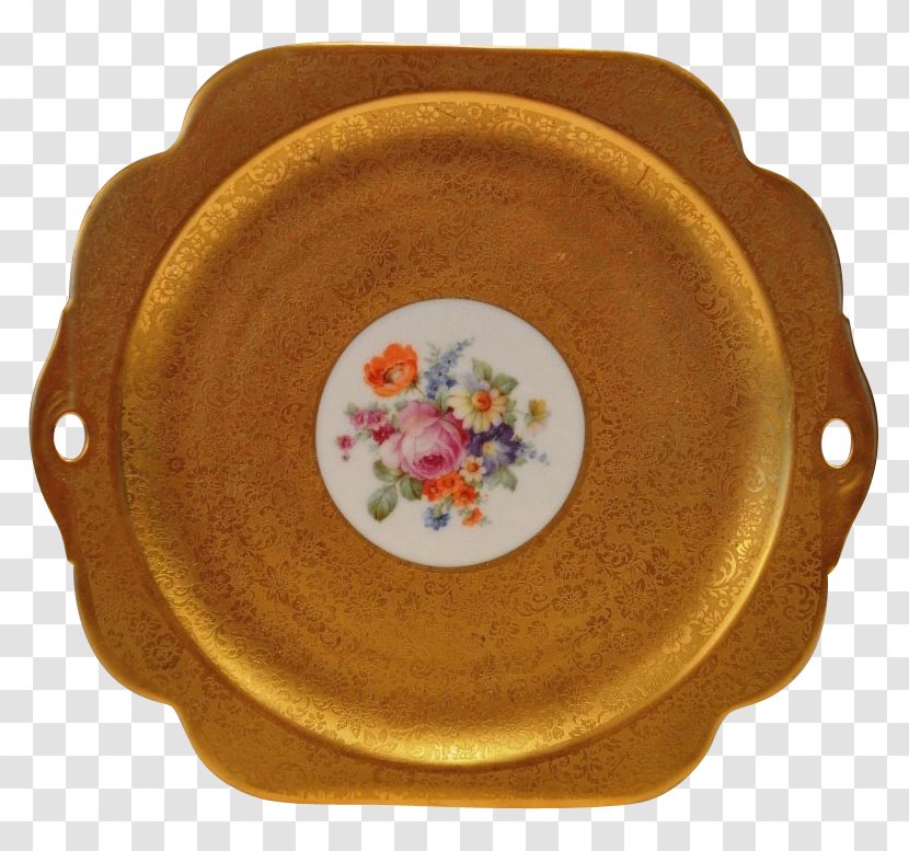 Tableware Ceramic Platter Plate Pottery - Hand-painted Cake Transparent PNG