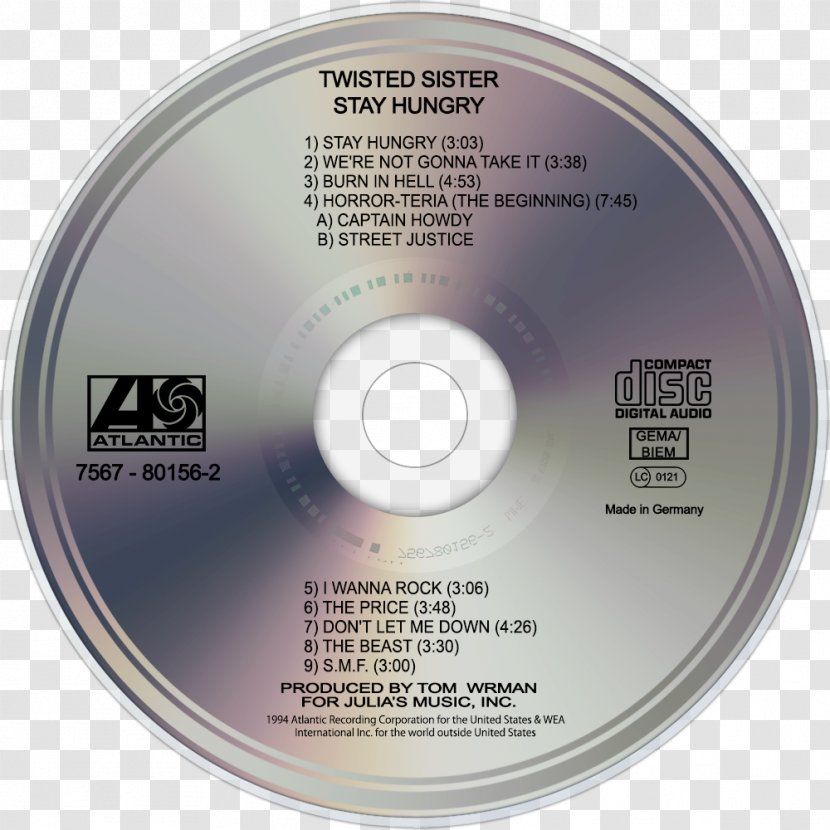 Compact Disc Atlantic Records Pet Shop Boys Disk Storage - Stay Hungry Foolish Transparent PNG