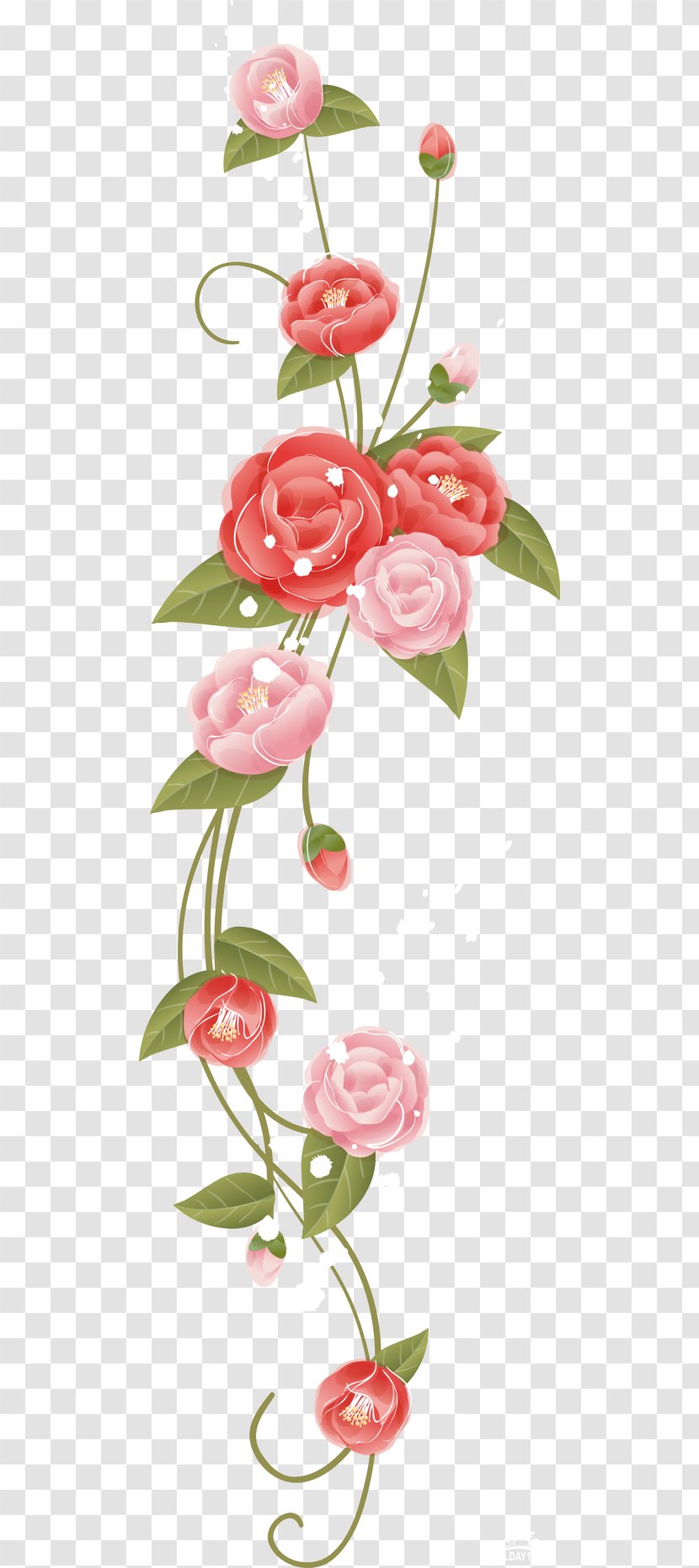 Flower Garden Roses - Raster Graphics - Beautiful Transparent PNG