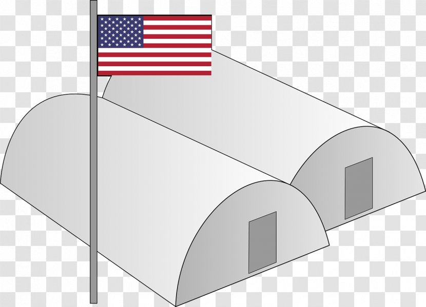 Military Base Barracks Clip Art - Public Domain Transparent PNG