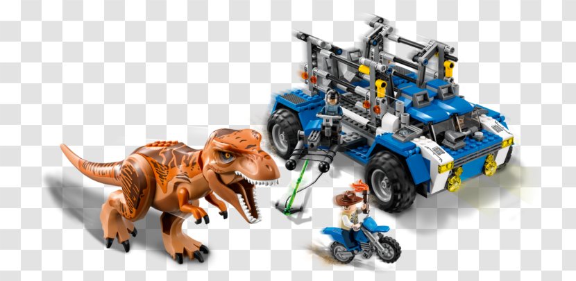 Tyrannosaurus Lego Jurassic World Lego T Rex Tracker Velociraptor Machine Transparent Png