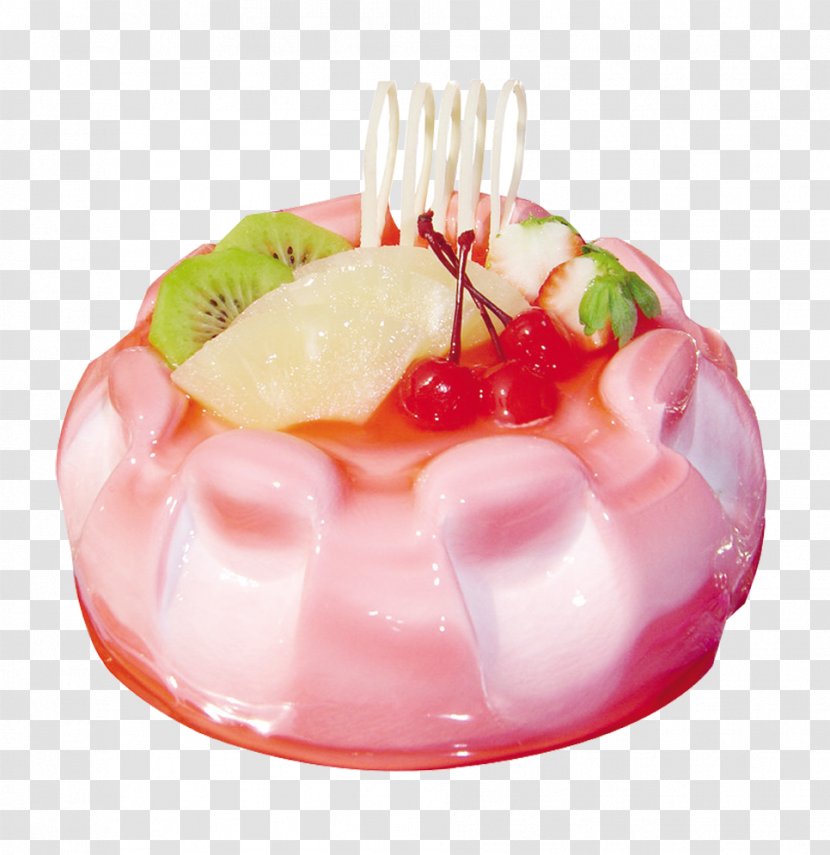 Birthday Cake Cream Tart - Pudding Transparent PNG