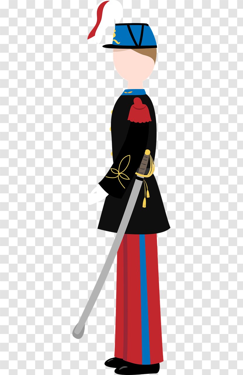 Uniform Soldier Illustration - Costume Design - Sword Guard Transparent PNG
