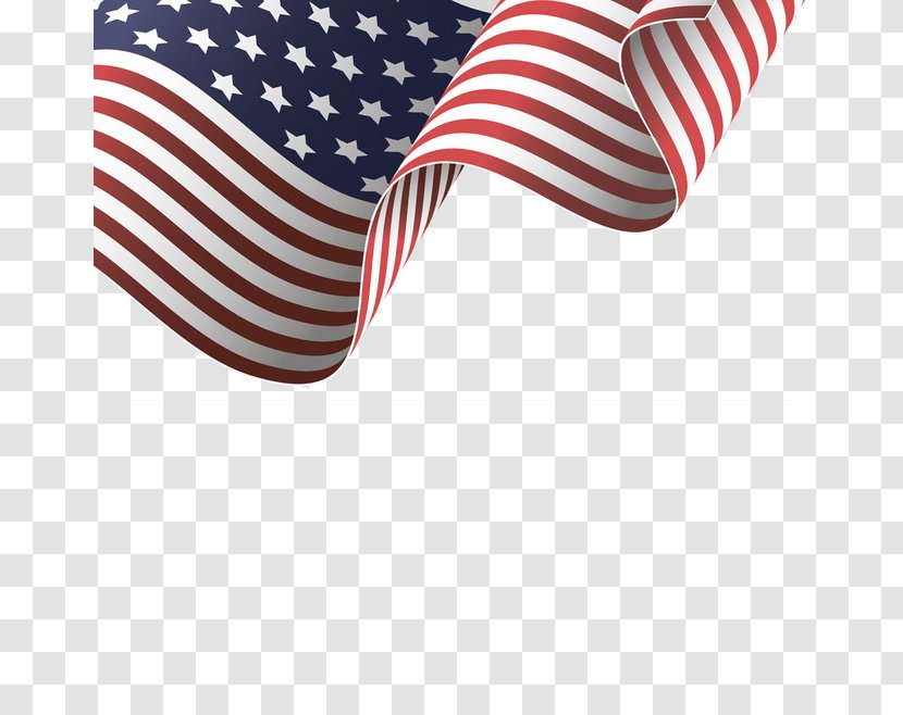 Flag Of The United States - Map - American Background Image Transparent PNG