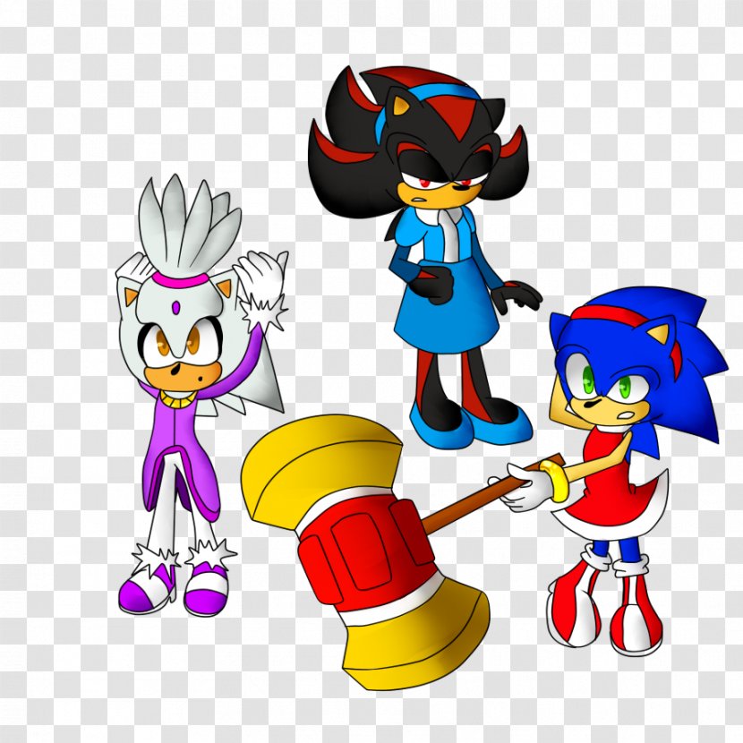Amy Rose Clothing Swap Knuckles The Echidna Shadow Hedgehog - Art Transparent PNG