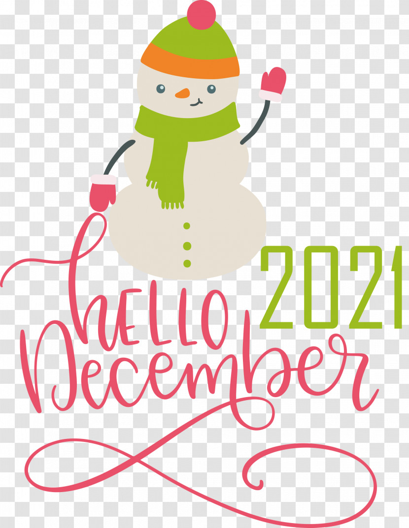 Hello December December Winter Transparent PNG