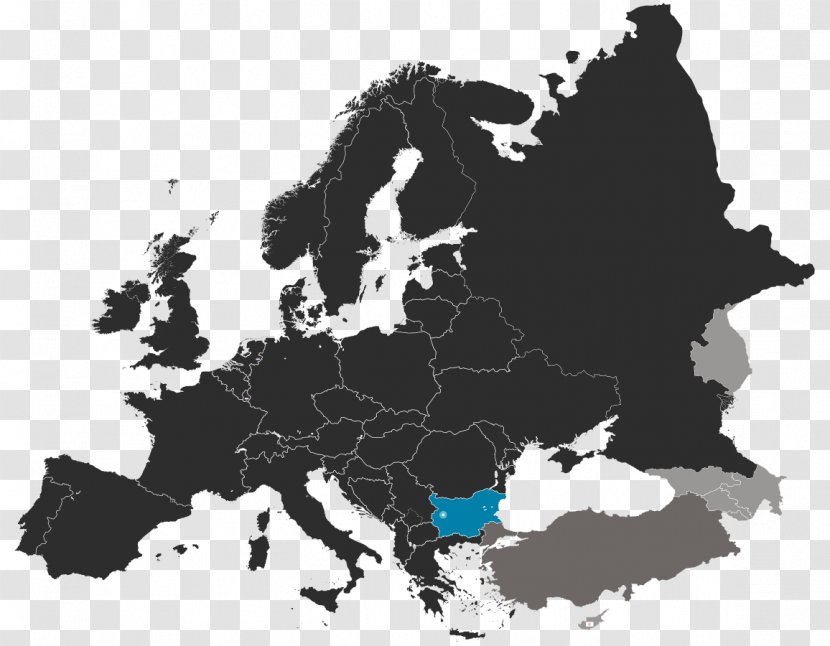 Europe Vector Map Transparent PNG