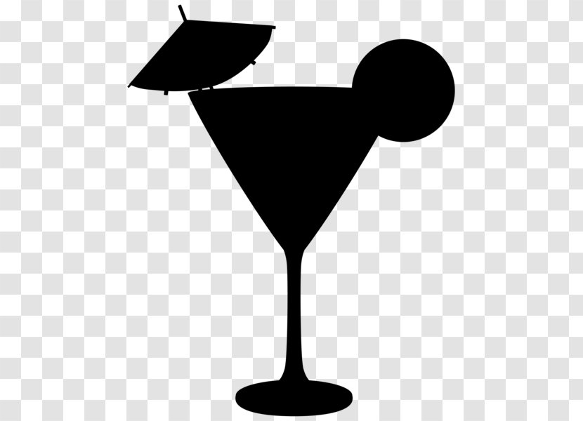Cocktail Cartoon - Drink - Blackandwhite Transparent PNG