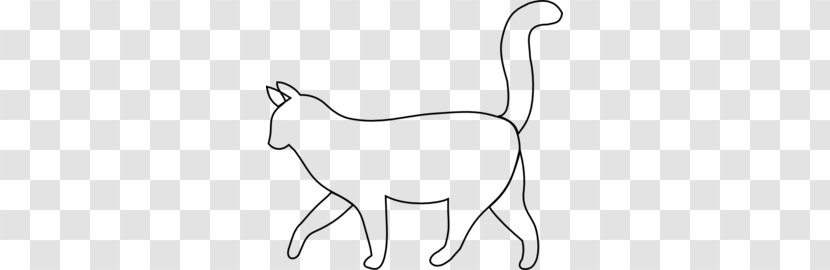 Cat Kitten Dog Clip Art - Simple Cliparts Transparent PNG