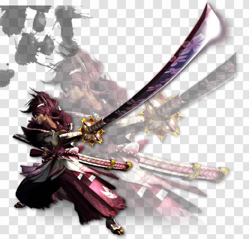 Monster Hunter XX Tachi Weapon Japanese Sword Capcom - Slash Transparent PNG