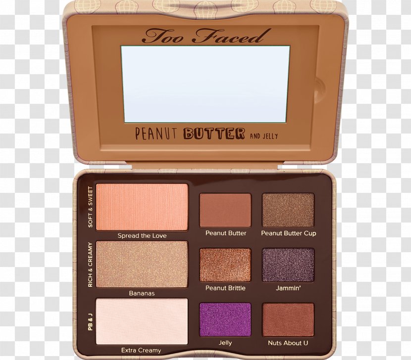 Peanut Butter And Jelly Sandwich Cup Too Faced & Eye Shadow Palette Sweet Peach - Unicorn Transparent PNG