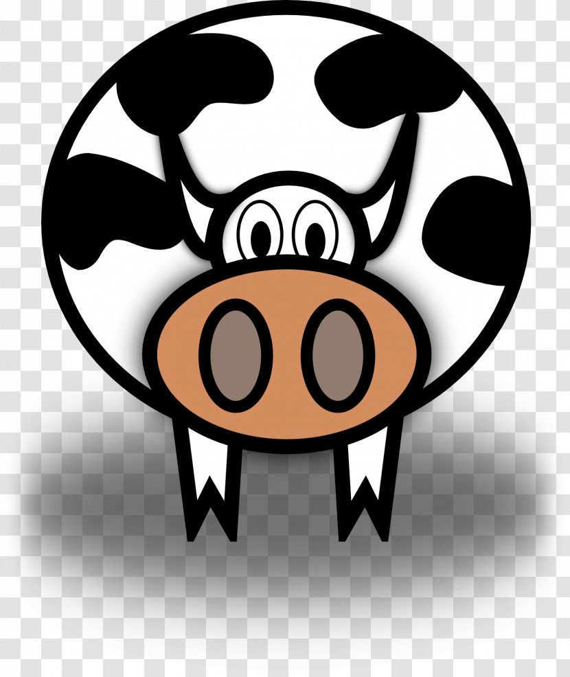 Holstein Friesian Cattle Animation Dairy Clip Art - Livestock - Cow Cartoon Transparent PNG