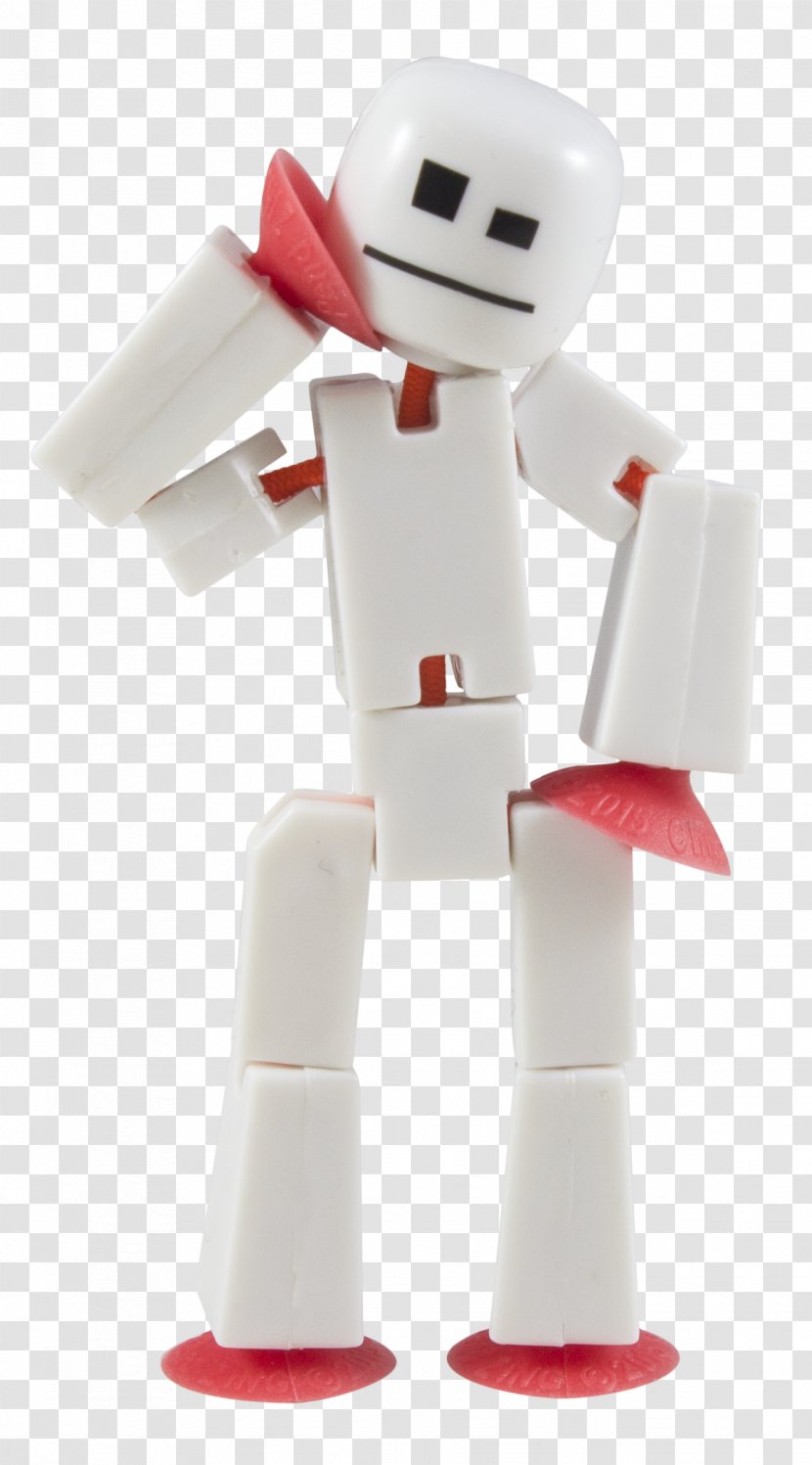 Figurine White Color Toy Red - V Transparent PNG