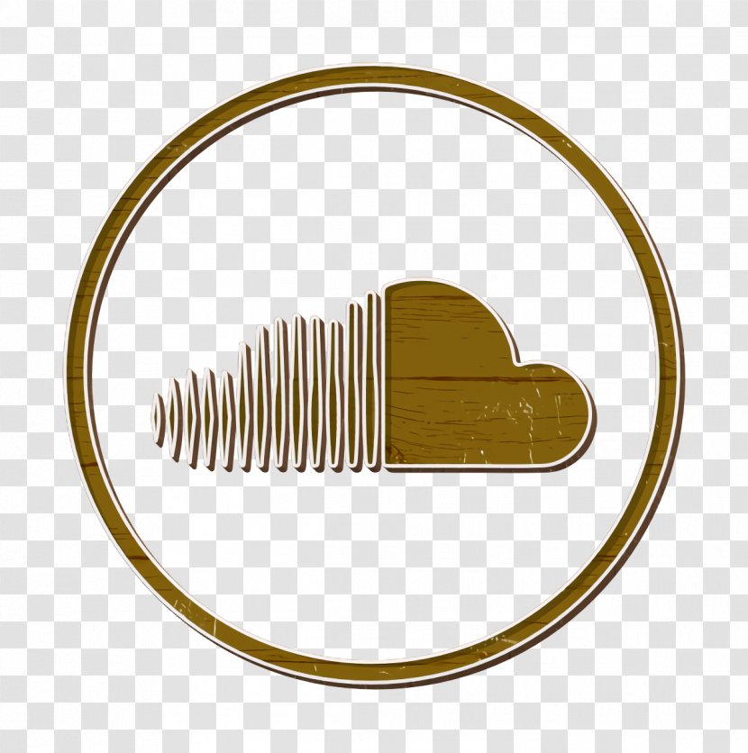 Soundcloud Icon - Hair Accessory Brass Transparent PNG