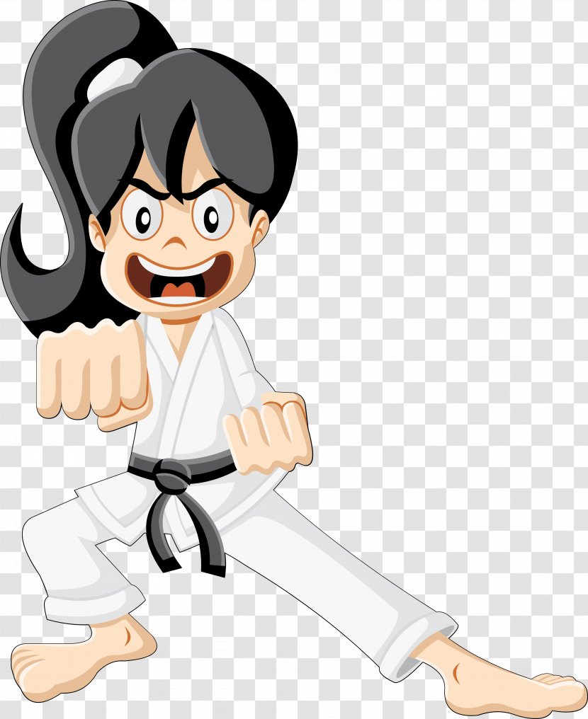 The Karate Kid Martial Arts Cartoon Transparent PNG