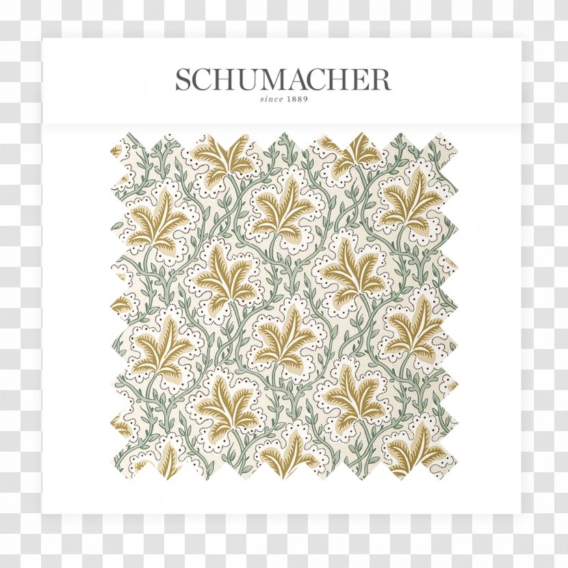 Flower F. Schumacher & Co. Textile Opium - Area - Leaf Fabric Pattern Transparent PNG
