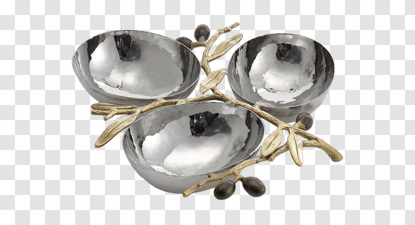 Saks Fifth Avenue Bloomingdale's Jewellery Sales Bowl - Decorative Olive Branch Transparent PNG