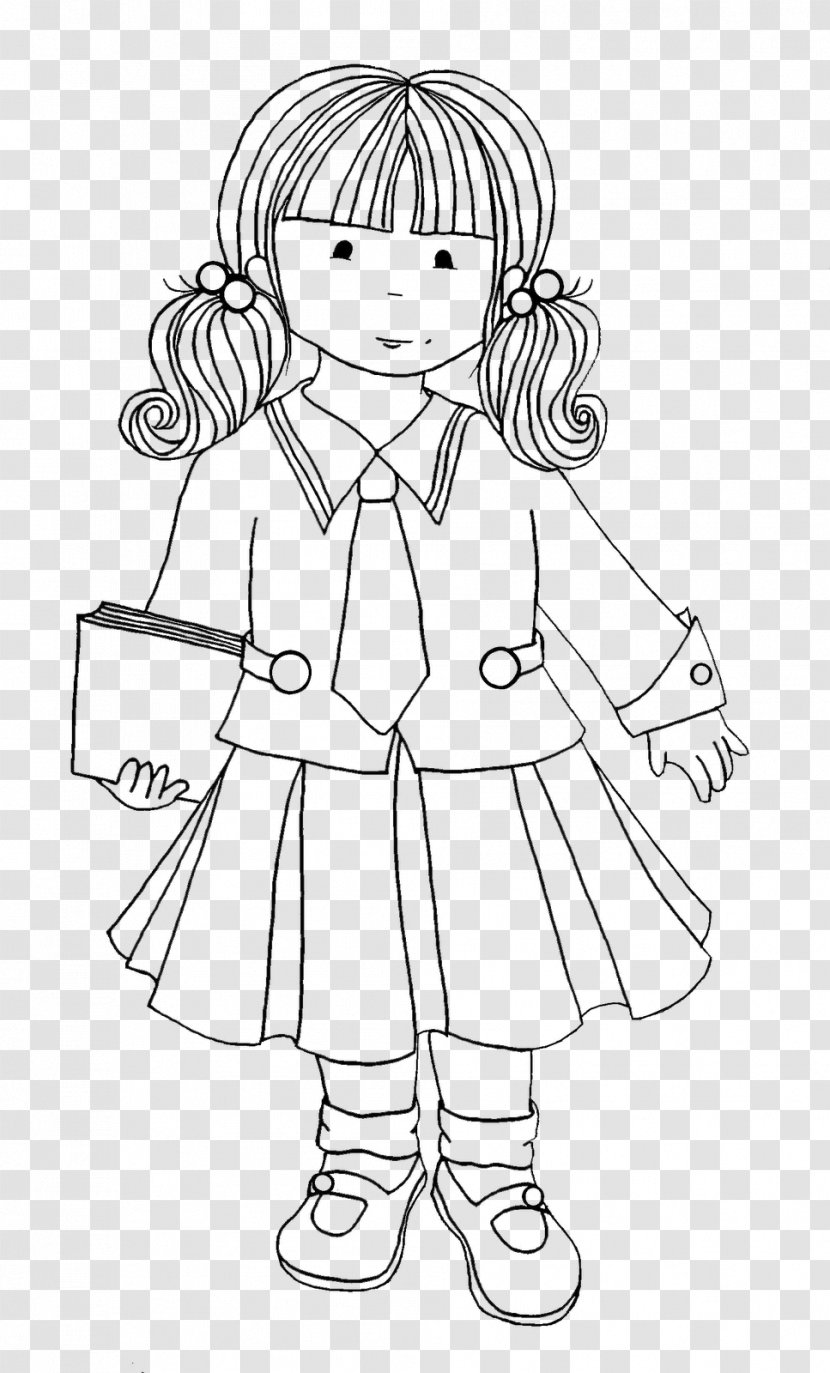 Paper Art Clothing - Costume Design - School Girls Transparent PNG