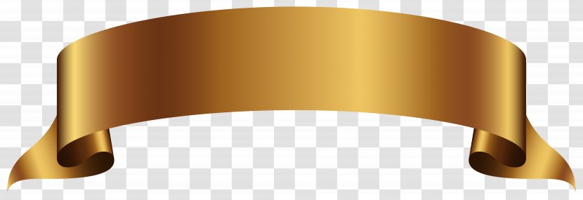 Banner Clip Art - Brass - Golden Transparent Image Transparent PNG