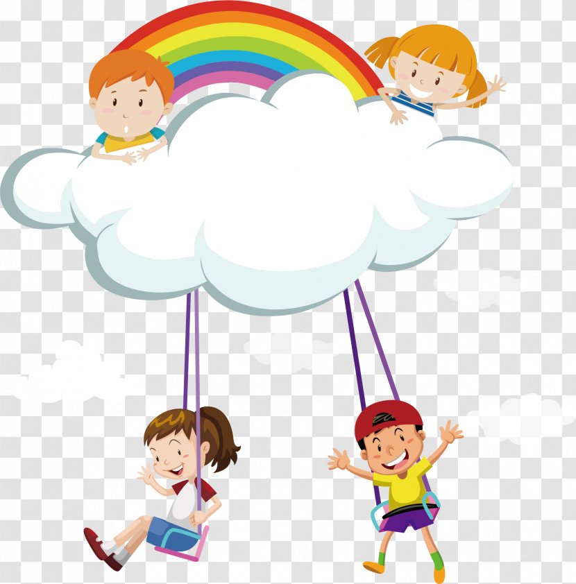 Kids Cloud Academy Child Education Illustration - Preschool - Down Transparent PNG