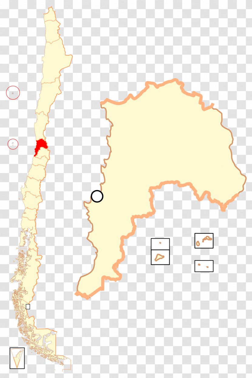 Gran Valparaíso Coquimbo Region Regions Of Chile North - Area - Map Transparent PNG