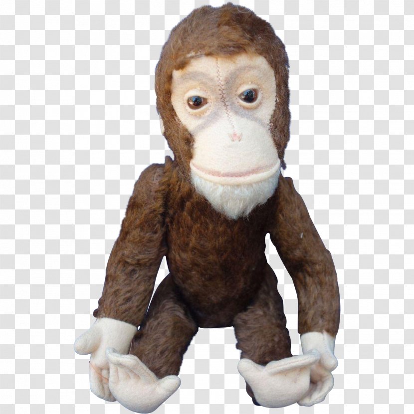 Primate Stuffed Animals & Cuddly Toys Monkey Fur - Plush Transparent PNG