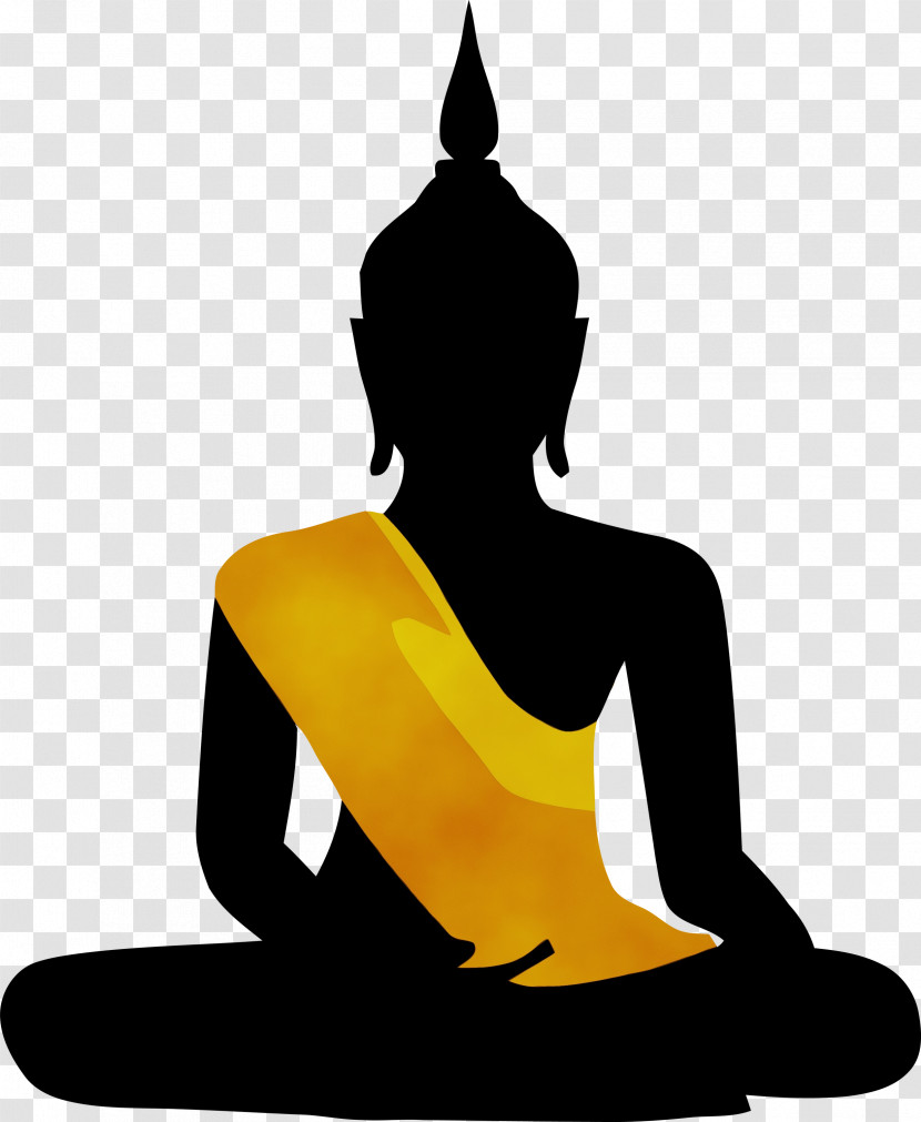 Meditation Sitting Yoga Physical Fitness Silhouette Transparent PNG