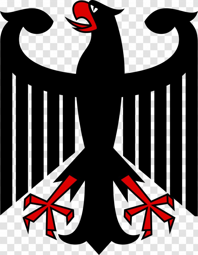 Flag Of Germany East Coat Arms West - Vulture Transparent PNG