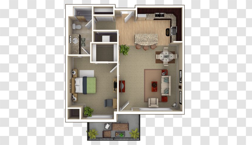 Floor Plan Property - House - 3D Transparent PNG